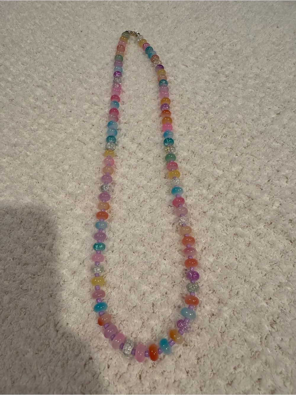 Multicolor Pastel Bead Necklace - Women Jewelry